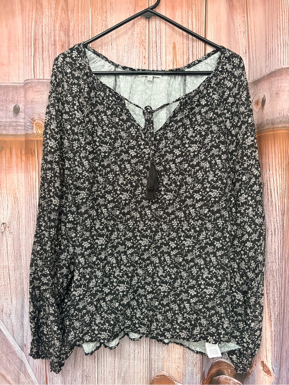 Angels boho summer fall top